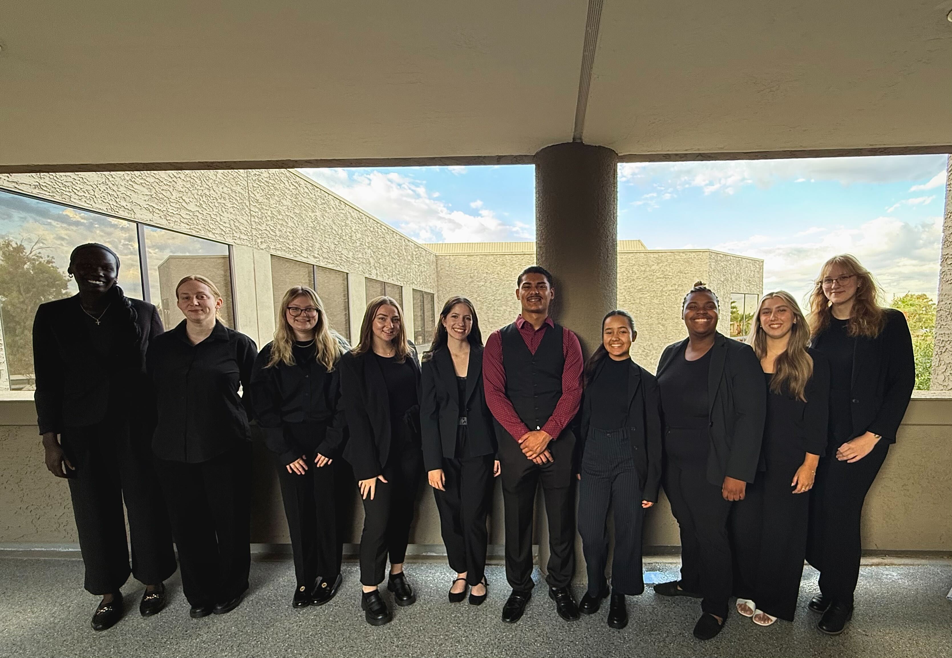 Reformed Marketing team in professional attire